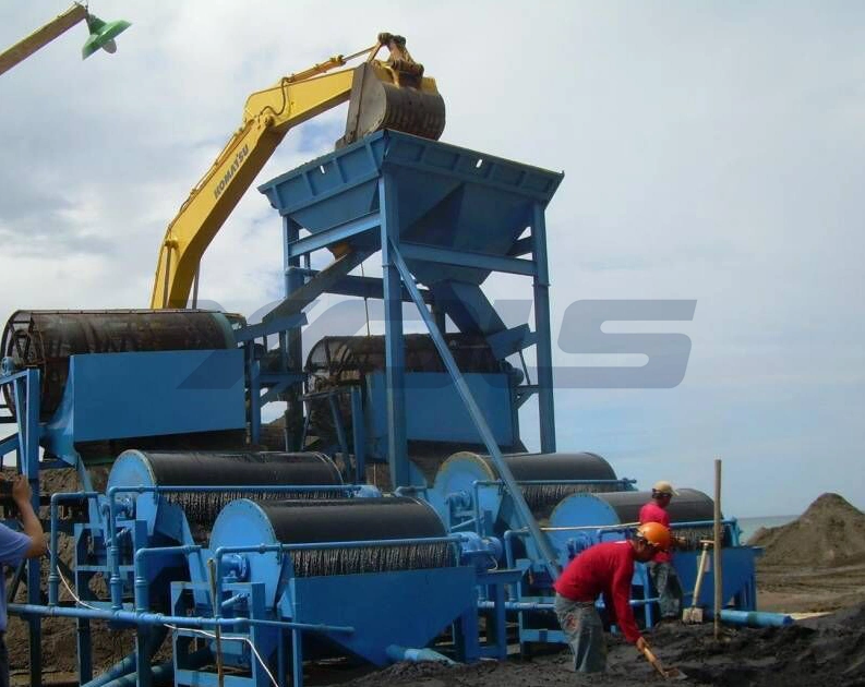 Wet Type Rare Earth Drum Permanent Magnetic Particle Separator Equipment CT