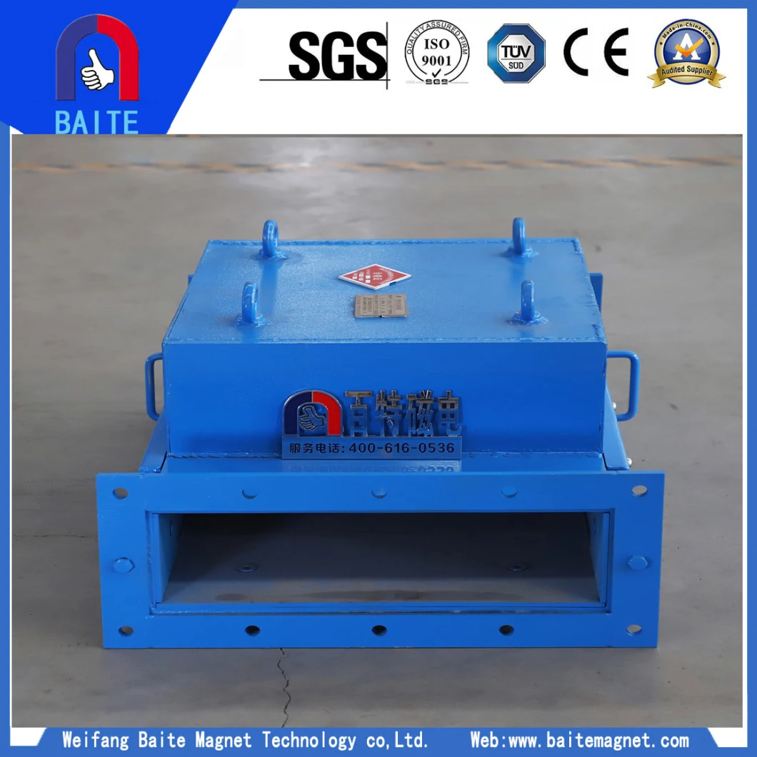 Dump Type Tube Magnetic Separator, Pipeline Type Self Dumping Iron Remover, Iron Ore Electromagnetic Separator