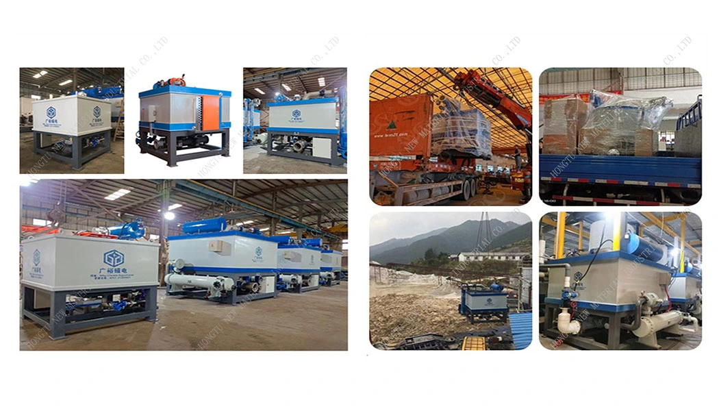 Water Cooling Electromagnetic Mining Slurry Separator for Kaolin Feldspar Quartz